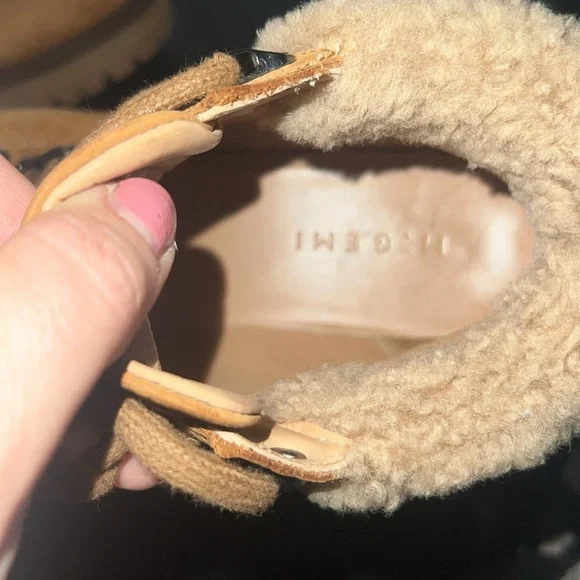 M Gemi Alpi Leather Booties Tan Women’s Size 40 - Picture 7 of 8